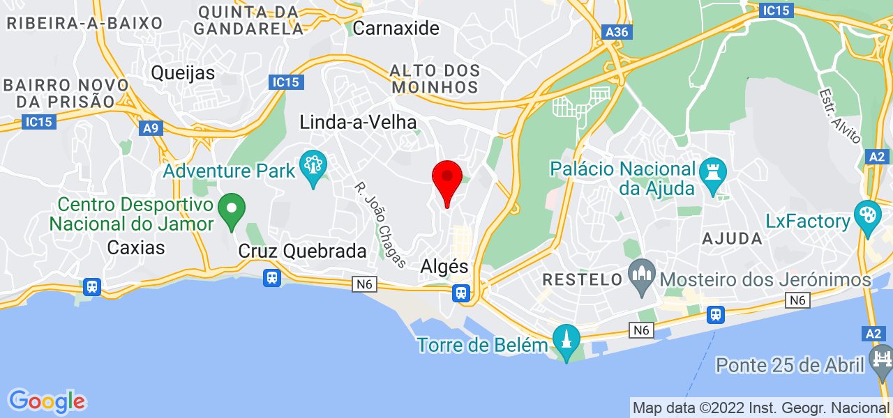 Dekasa - Remodela&ccedil;&otilde;es - Lisboa - Oeiras - Mapa