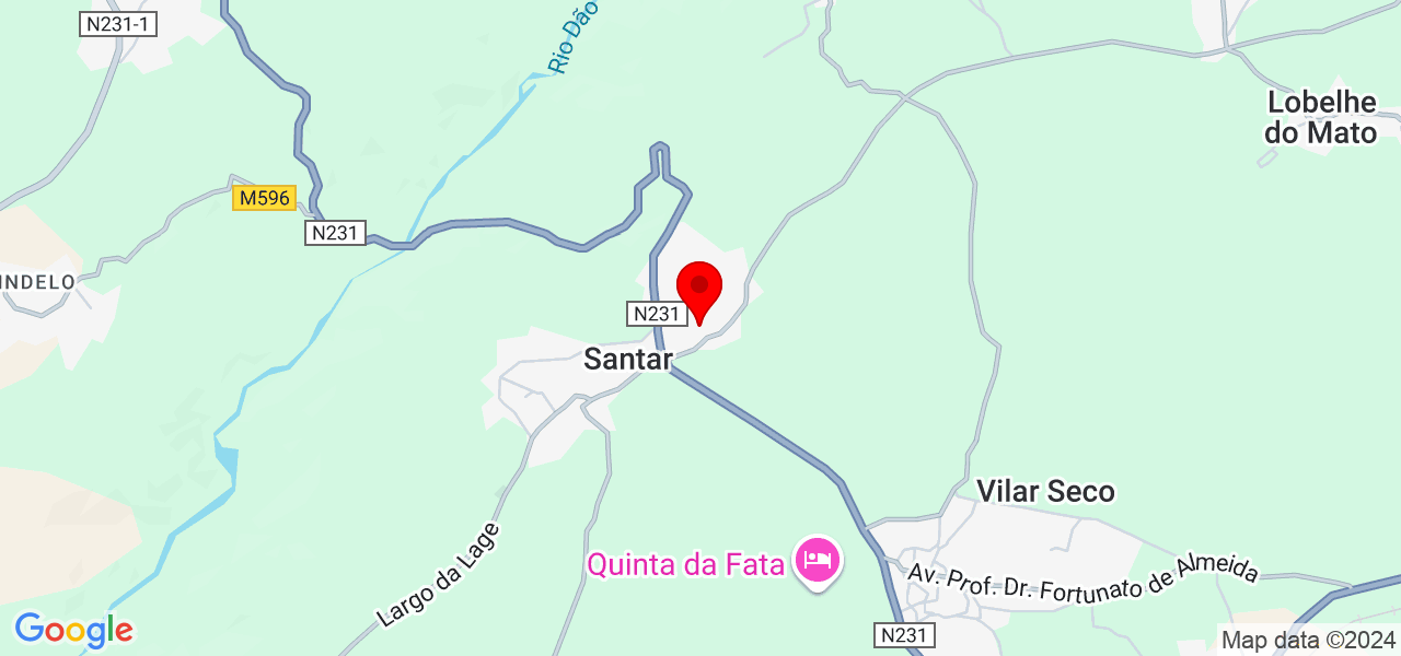 Rose - Viseu - Nelas - Mapa