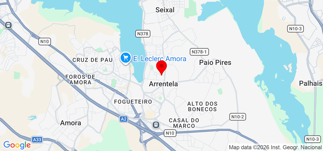 Lu - Setúbal - Seixal - Mapa