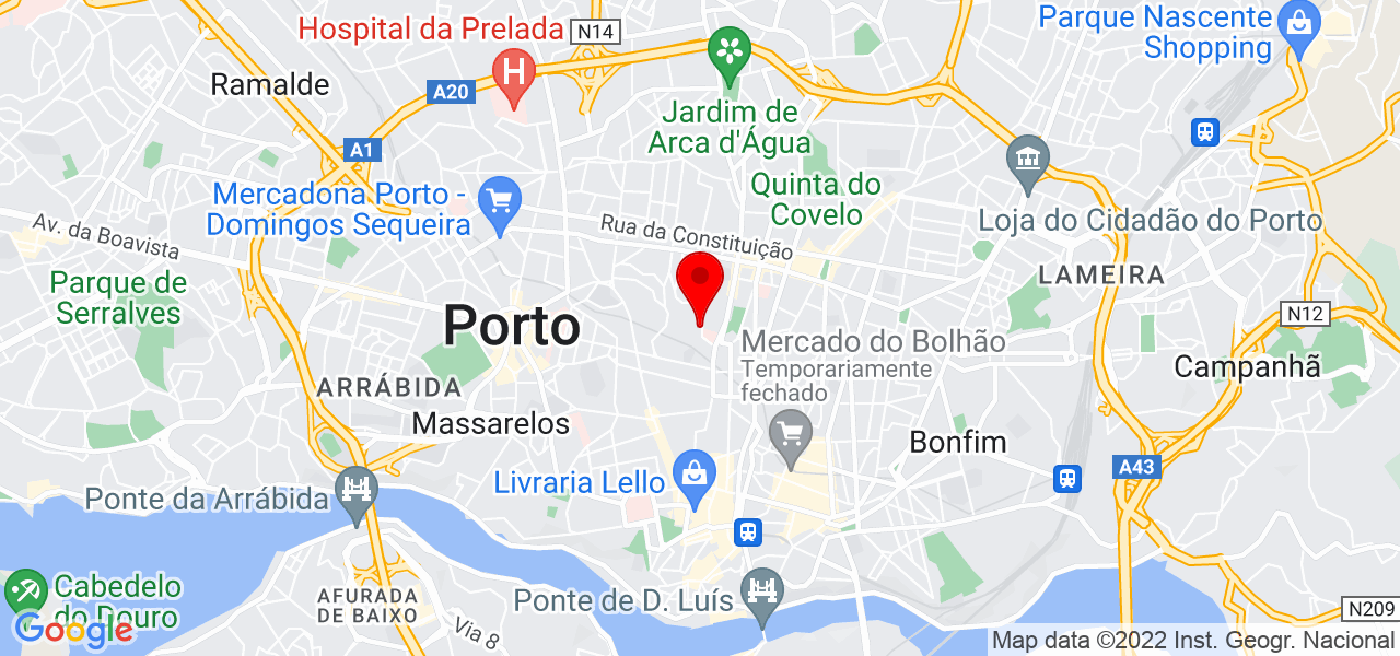 Jessica Teixeira - Porto - Porto - Mapa