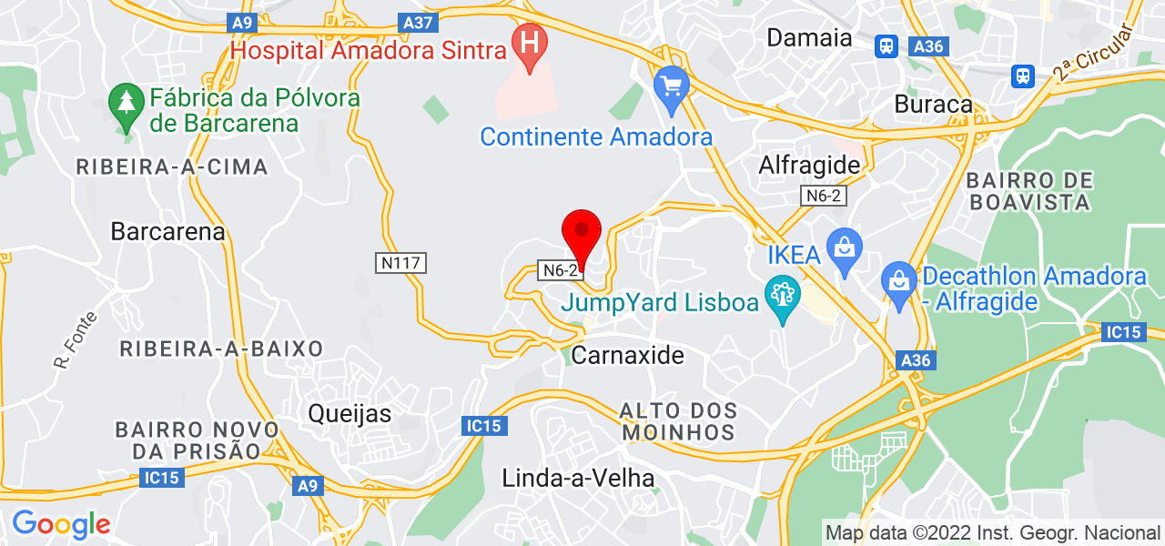 David Antunes - Lisboa - Oeiras - Mapa