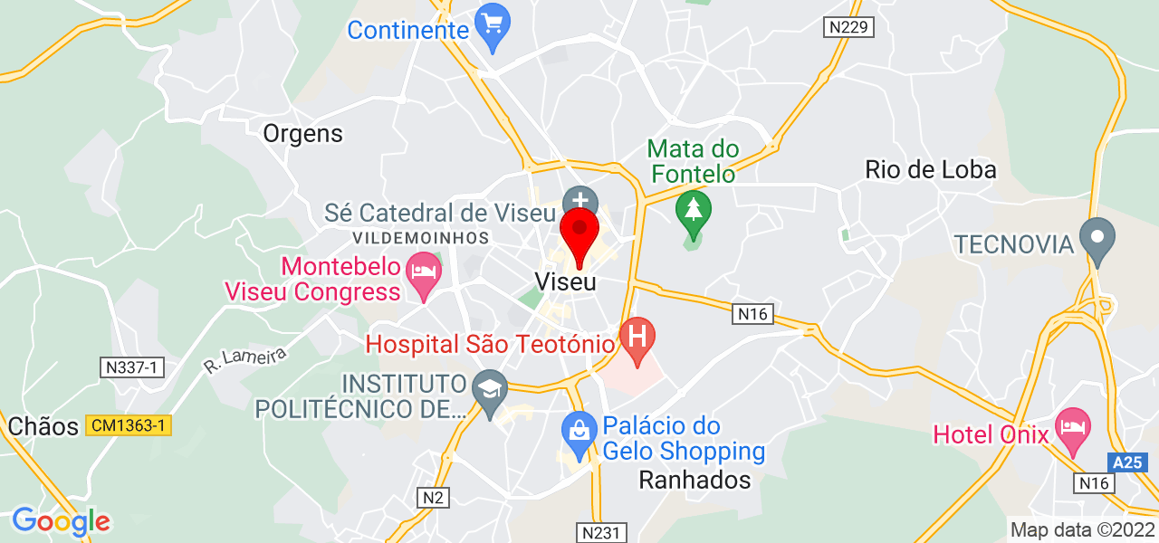 Vera Cabral - Viseu - Viseu - Mapa