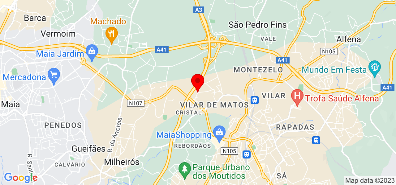 Anabela Silva - Porto - Maia - Mapa