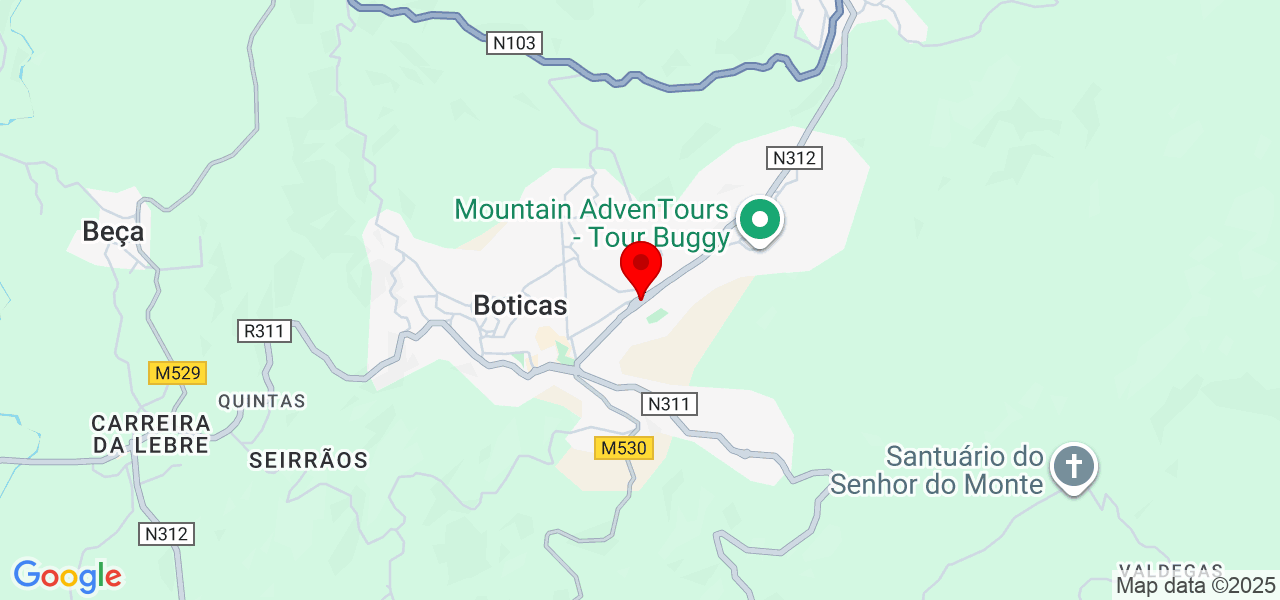 CELINO - Vila Real - Boticas - Map