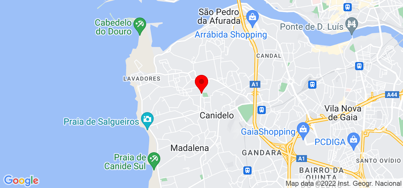 Manuela - Porto - Vila Nova de Gaia - Mapa