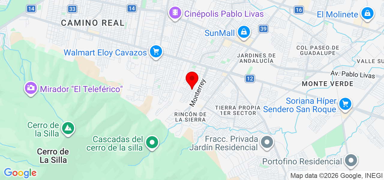 CENTRO DE HIPNOSIS CLINICA - Nuevo León - Guadalupe - Mapa