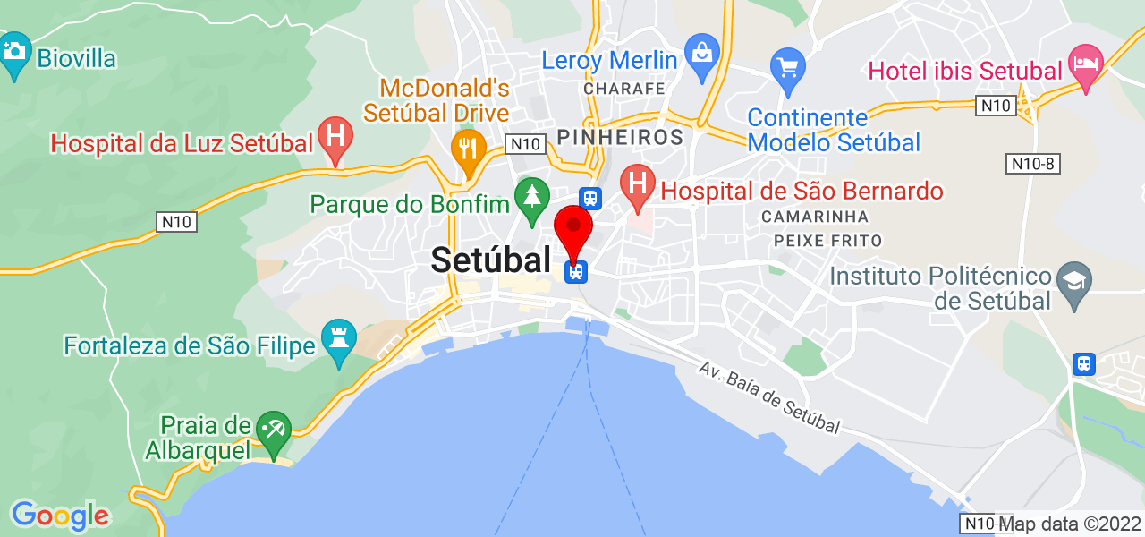 Thamires Santos - Setúbal - Setúbal - Mapa