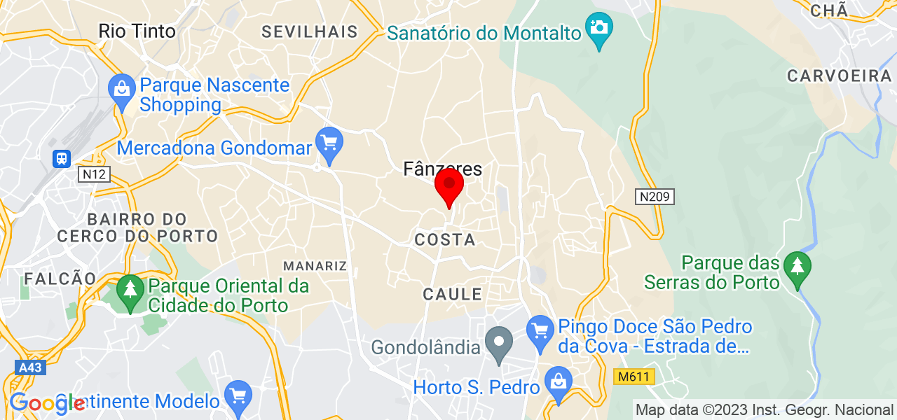 DanPereiraTec - Porto - Gondomar - Mapa