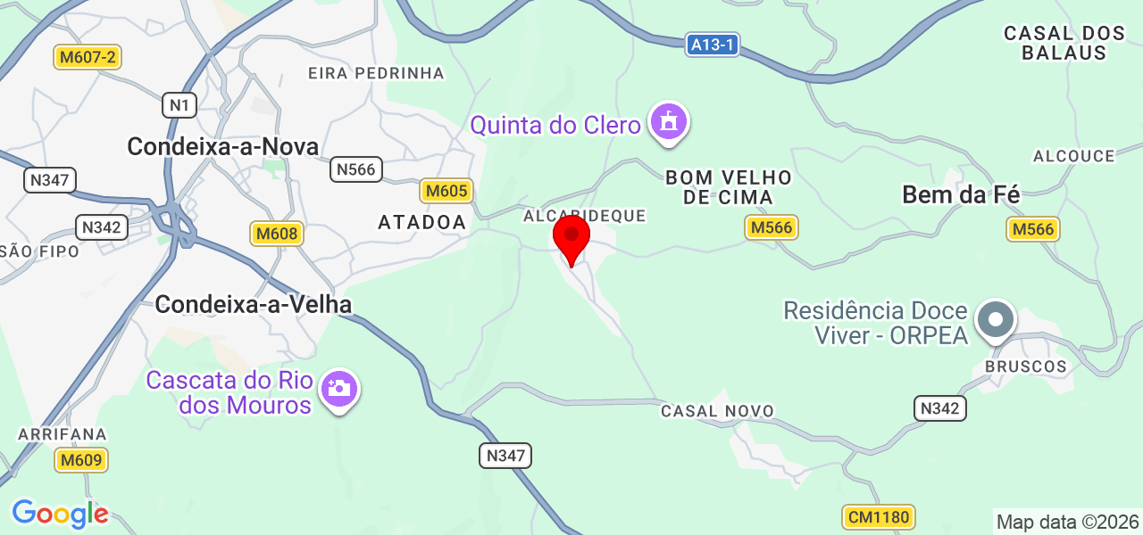 Luís Andrezinho - Coimbra - Condeixa-a-Nova - Map
