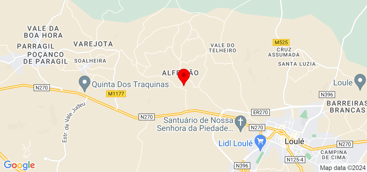 Chef Diogo Sousa - Faro - Loulé - Mapa