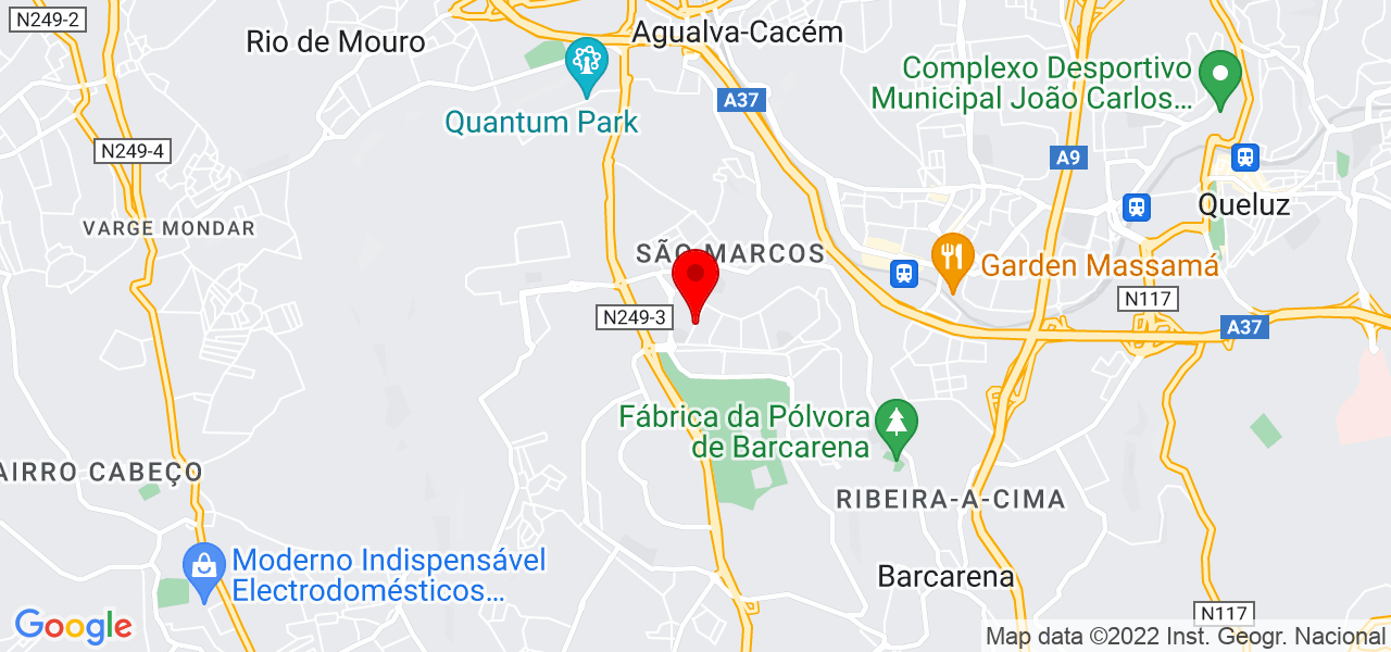 Bruna Moreira - Lisboa - Sintra - Mapa