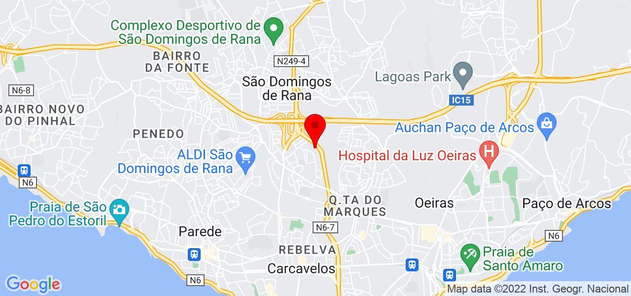 RJNDESIGNERGRAFICO - Lisboa - Cascais - Mapa