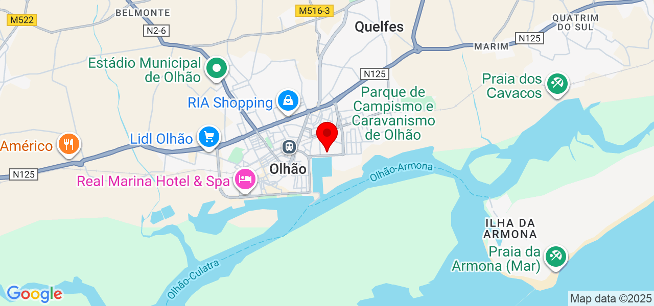 Brazilian Oasis Massage & Team (Service offered in the comfort of your accommodation) - Faro - Olhão - Mapa
