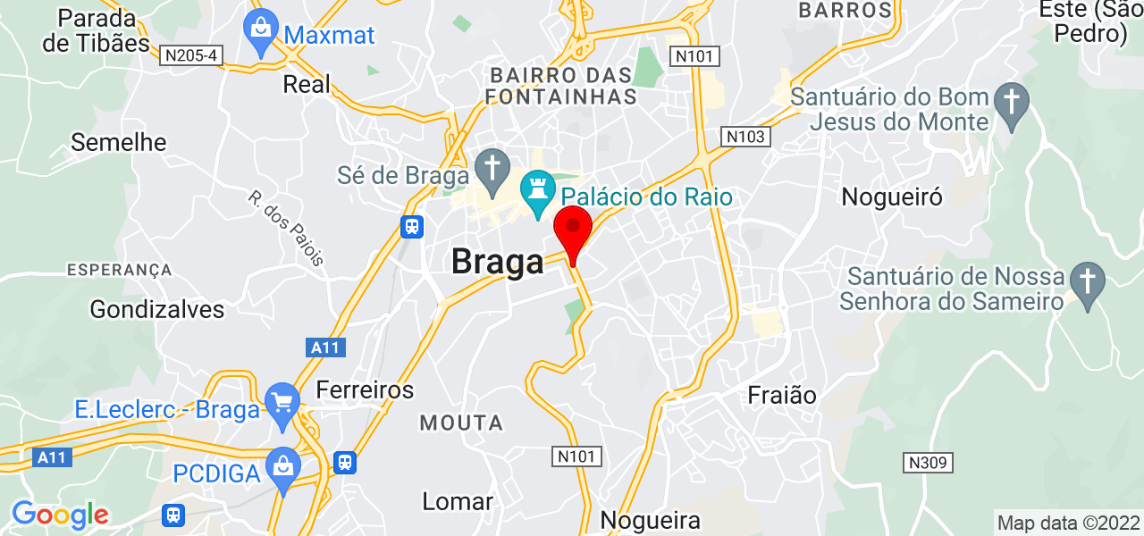 DJ Lucas de Freitas - Profissional e Renomado | Eventos, Baptizados, Jantares, Festas e mais! - Braga - Braga - Mapa