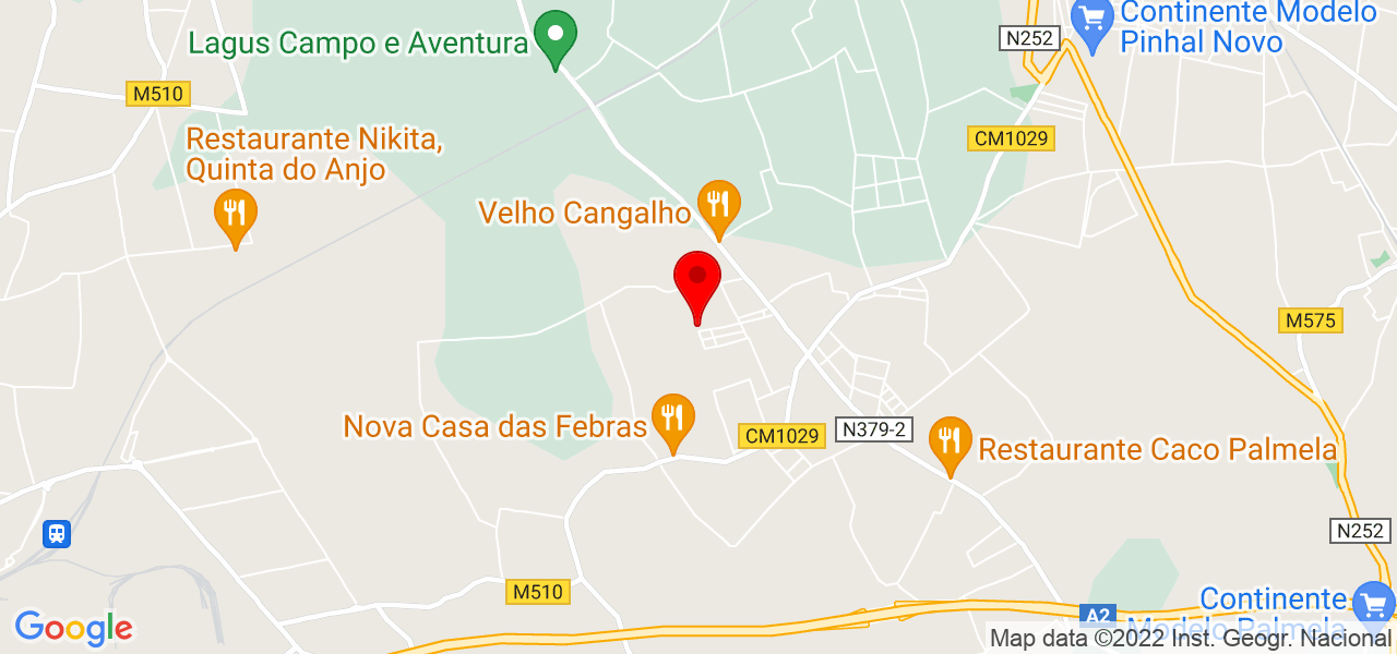Legado de Memórias - Setúbal - Palmela - Mapa