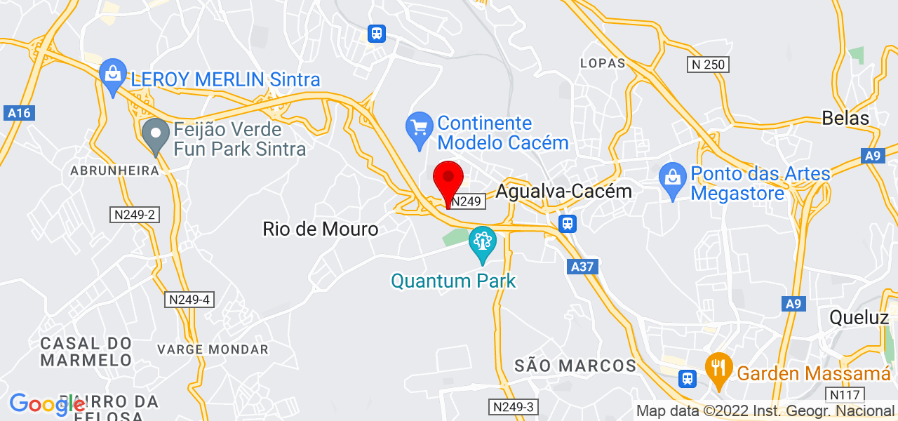 Maxueide - Lisboa - Sintra - Mapa