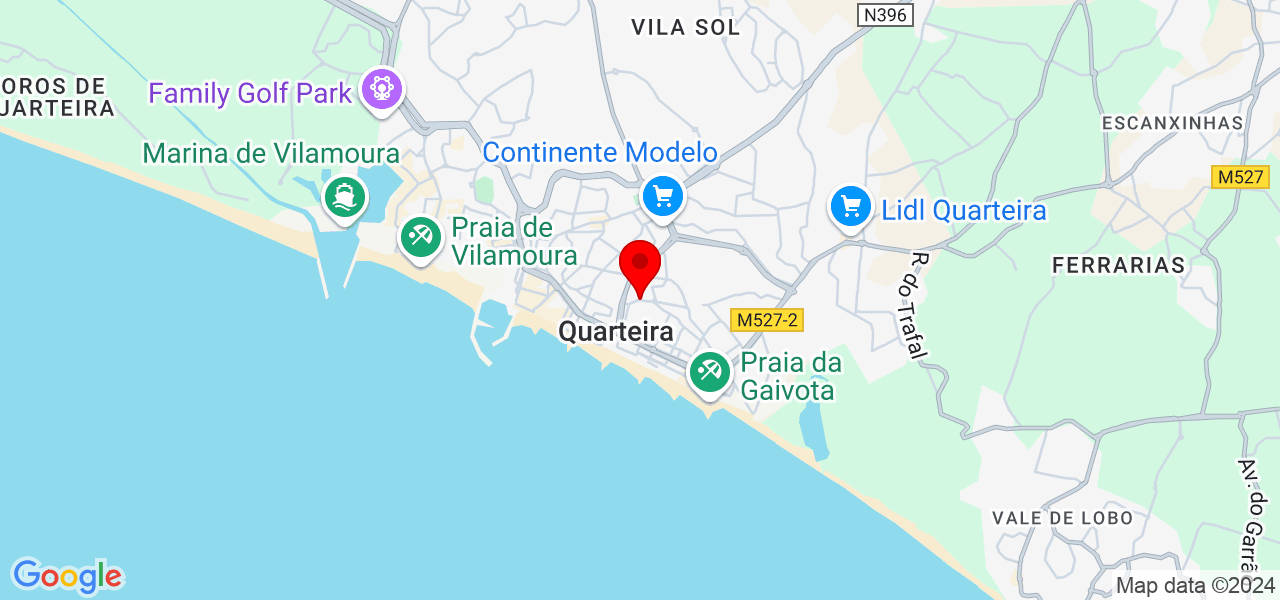 Mirielle Arantes - Faro - Loulé - Mapa