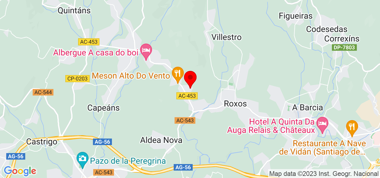 Marcos Valc&aacute;rcel - Galicia - Santiago de Compostela - Mapa