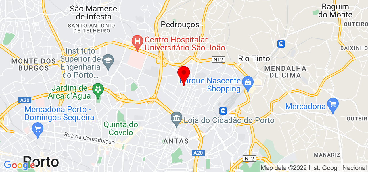 AQS LIMPEZAS E REFORMAS - Porto - Porto - Mapa
