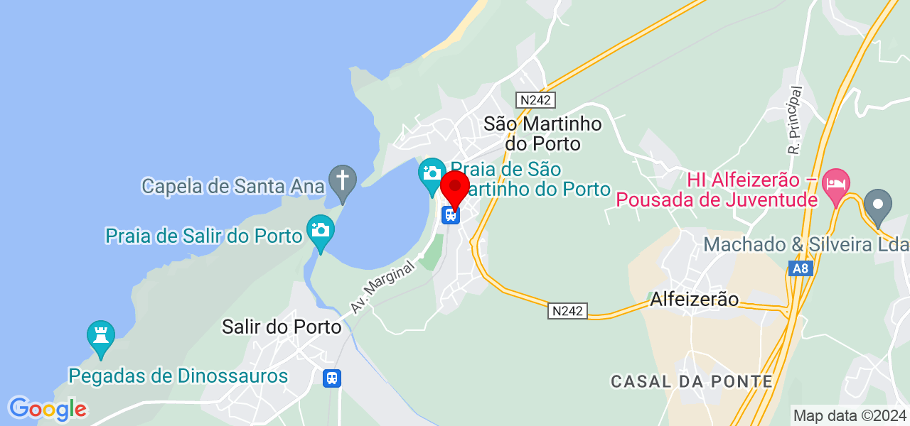 XicoArranja - Leiria - Alcobaça - Mapa