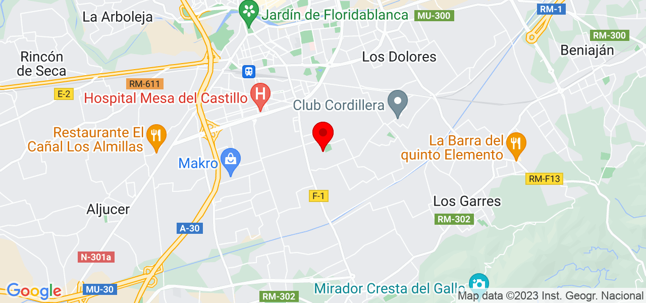 Elena M. G. - Región de Murcia - Murcia - Mapa