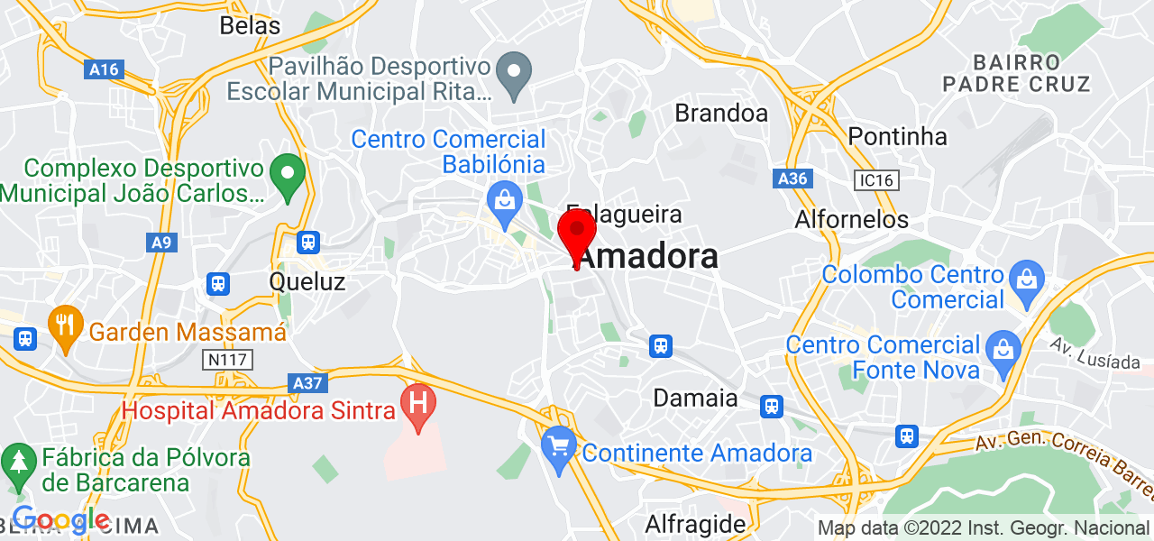 Yuriy Basarab - Lisboa - Amadora - Mapa
