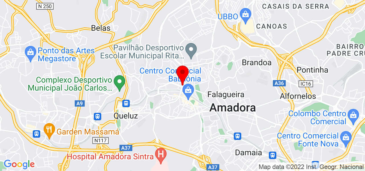 Ricardo Dias - Lisboa - Amadora - Mapa