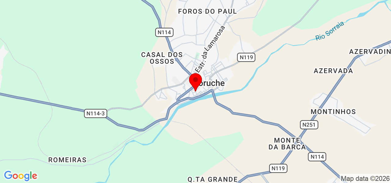 Terra Limpa - Limpeza de terrenos e Silvicultura - Santarém - Coruche - Mapa