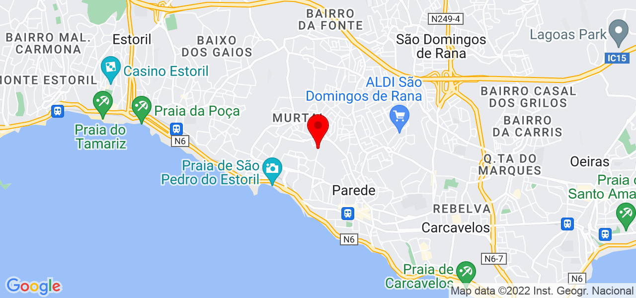 Rauly Rey&rsquo;s - M&uacute;sica Latina - Lisboa - Cascais - Mapa