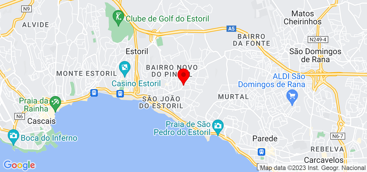 Rafaela Matos - Lisboa - Cascais - Mapa