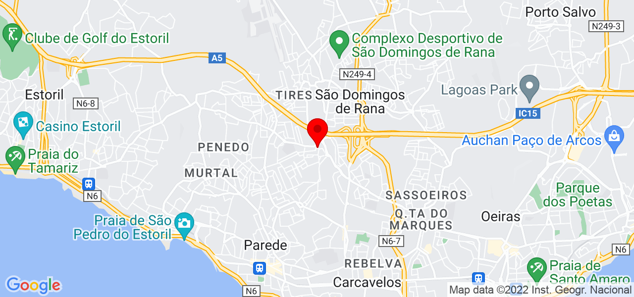 Blenda - Lisboa - Cascais - Mapa