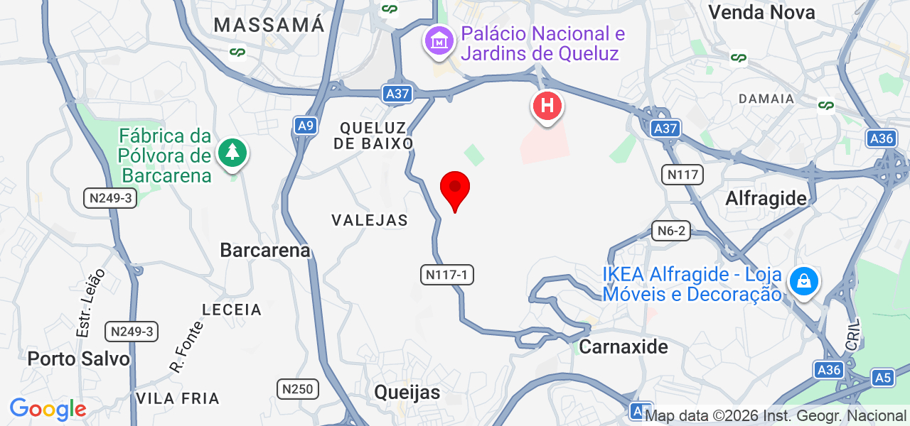 ArTech - Lisboa - Amadora - Mapa