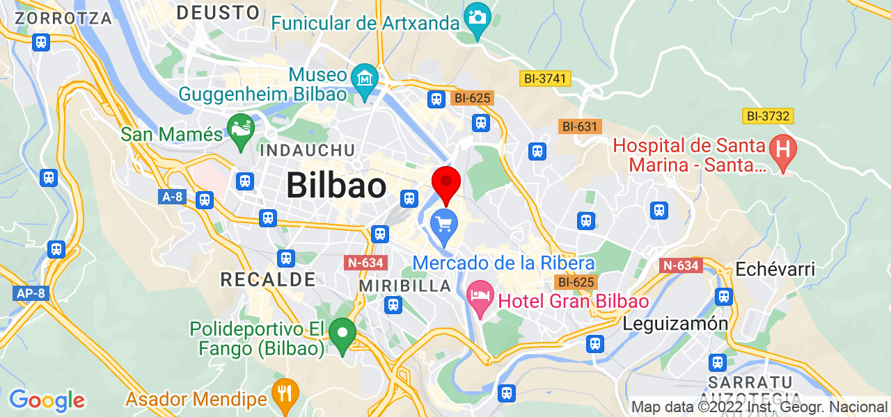 Azucena - País Vasco - Bilbao - Mapa