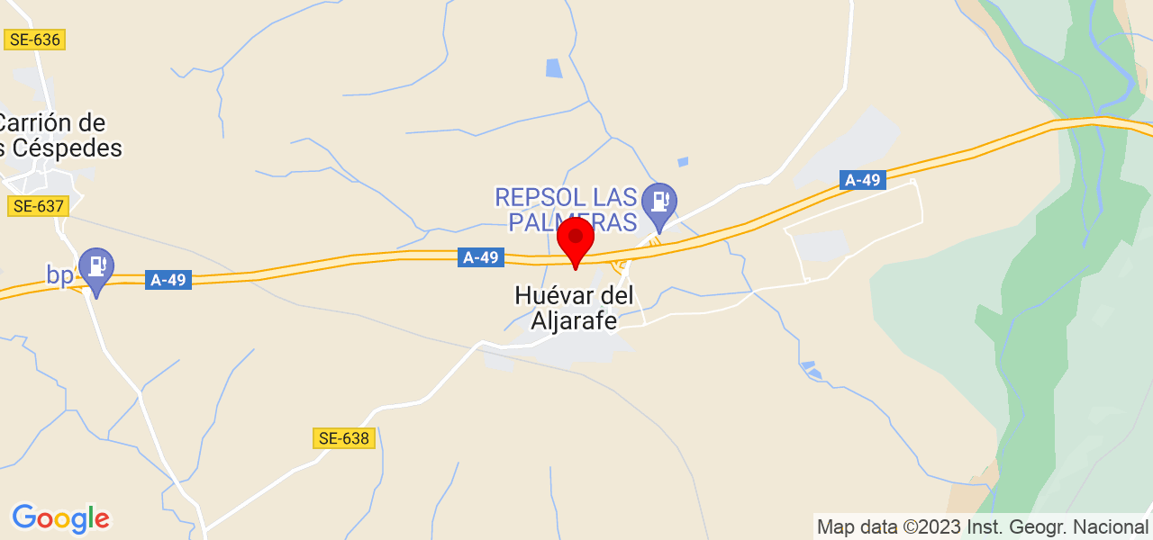 Albelect - Andalucía - Huévar del Aljarafe - Mapa