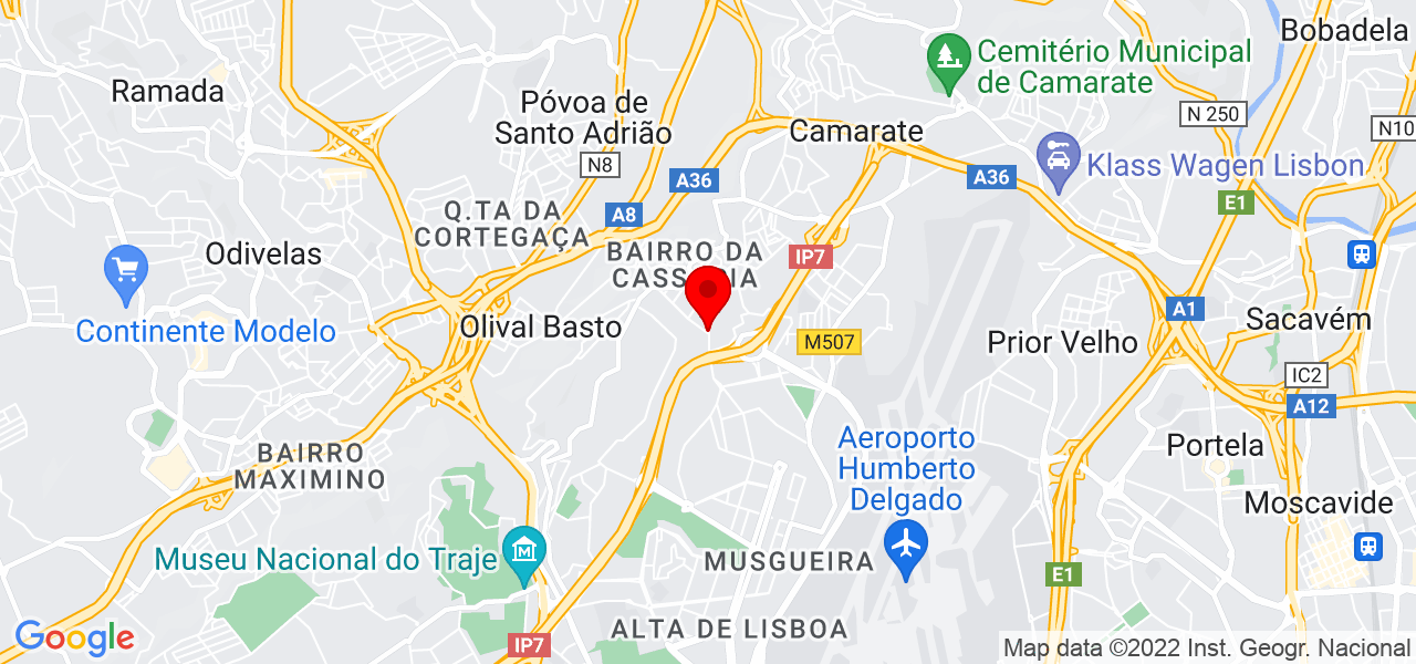 Lusinete Macedo - Lisboa - Lisboa - Mapa