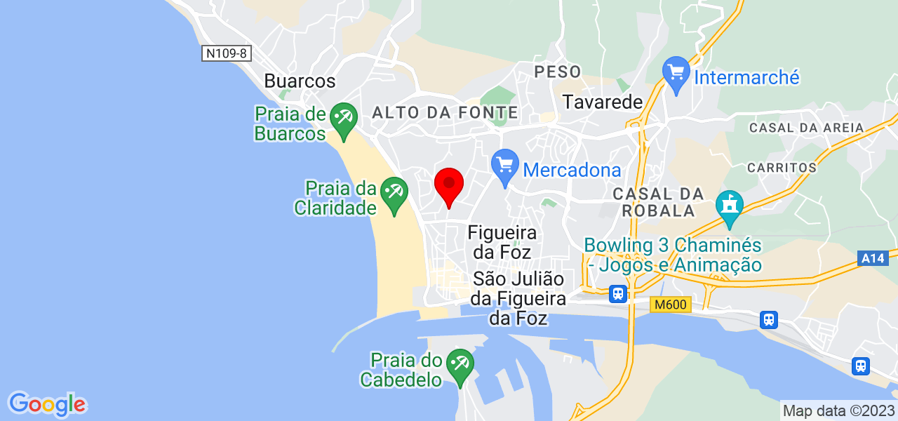 Bruno Designer - Coimbra - Figueira da Foz - Mapa