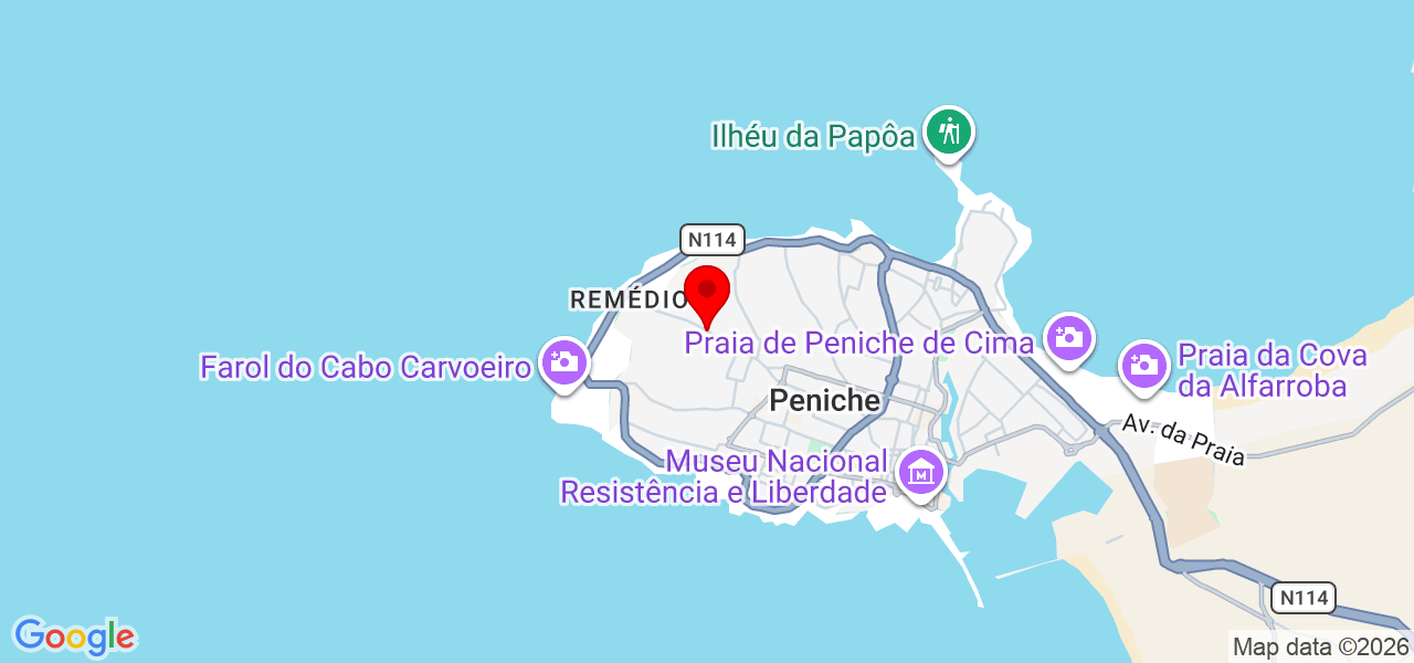 Ellinor Chab - Leiria - Peniche - Karte