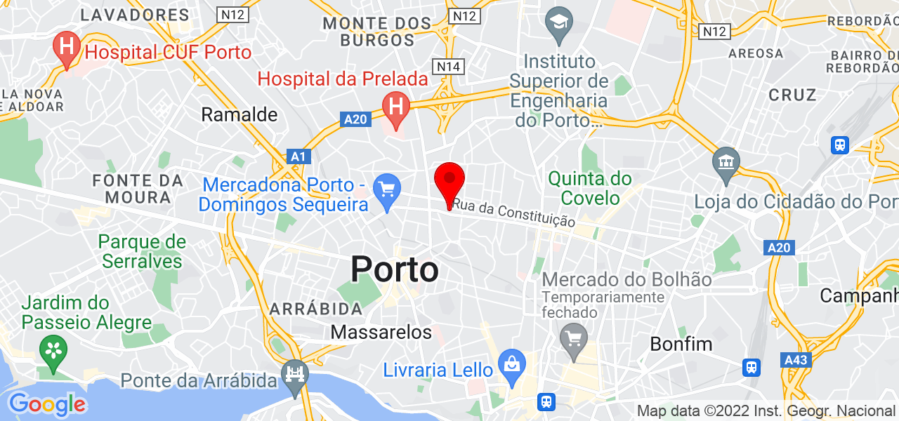 Sheila Ramos - Porto - Porto - Mapa