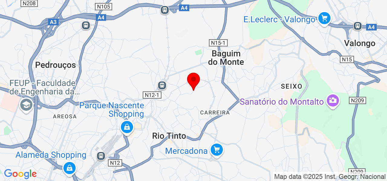 MS Anima&ccedil;&otilde;es - Porto - Gondomar - Map