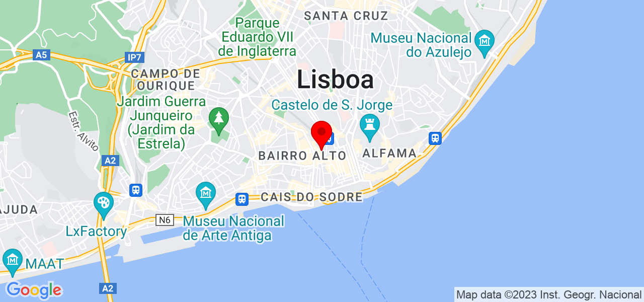 Grecia - Lisboa - Lisboa - Mapa