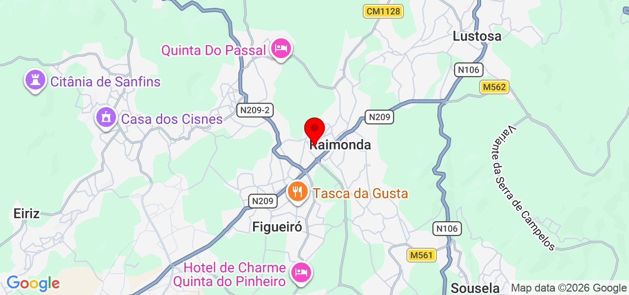 Suporte Remoto & Redes - Porto - Paços de Ferreira - Mapa