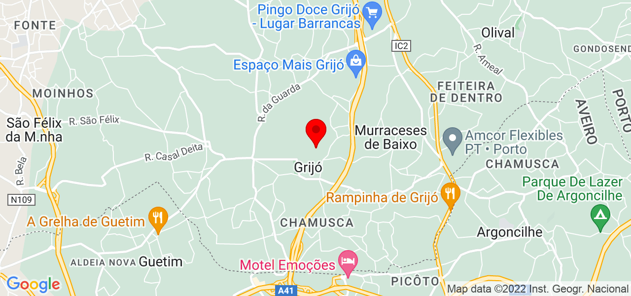 Celina Guiomar - Porto - Vila Nova de Gaia - Mapa