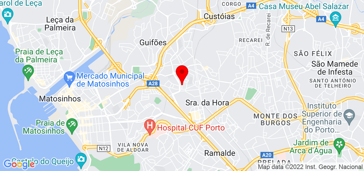 Vilson Santos - Porto - Matosinhos - Mapa