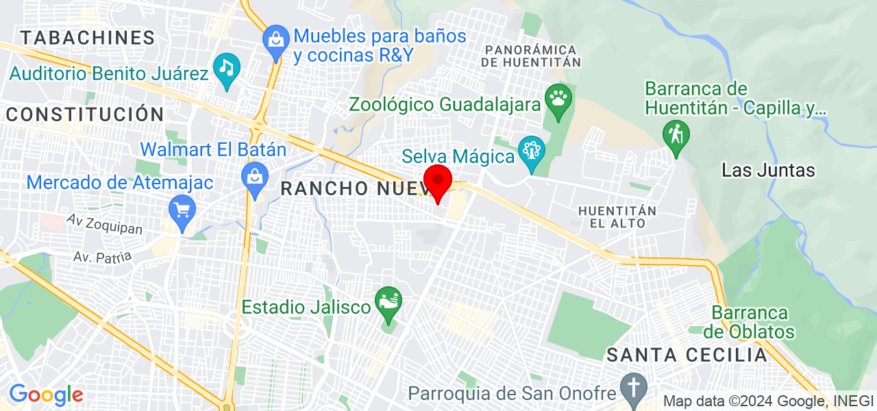 H Producciones - Jalisco - Guadalajara - Mapa
