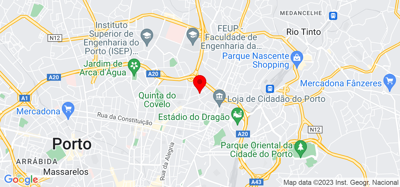 Manuel Bar&atilde;o - Porto - Porto - Mapa