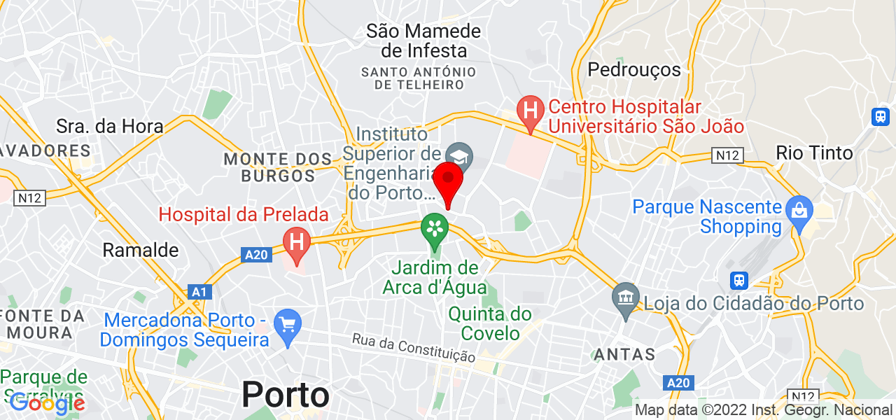Limpezas e presta&ccedil;&atilde;o de servi&ccedil;os. pre&ccedil;o/hora - Porto - Porto - Mapa