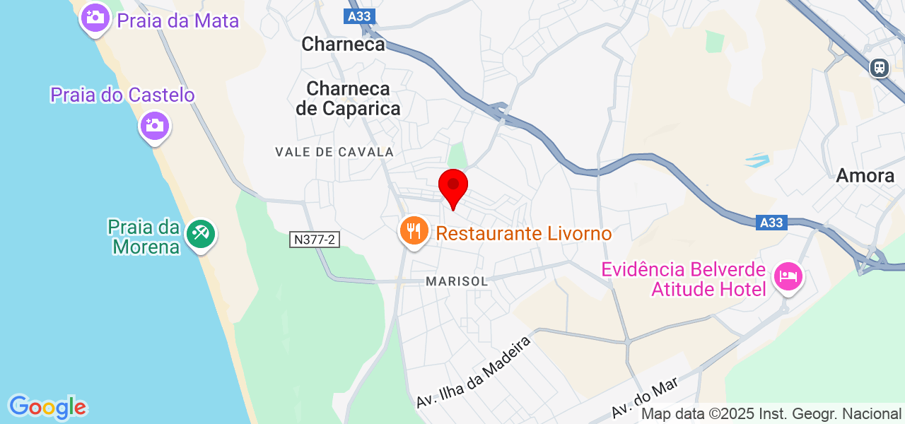Paulo e Michelle - Setúbal - Almada - Mapa