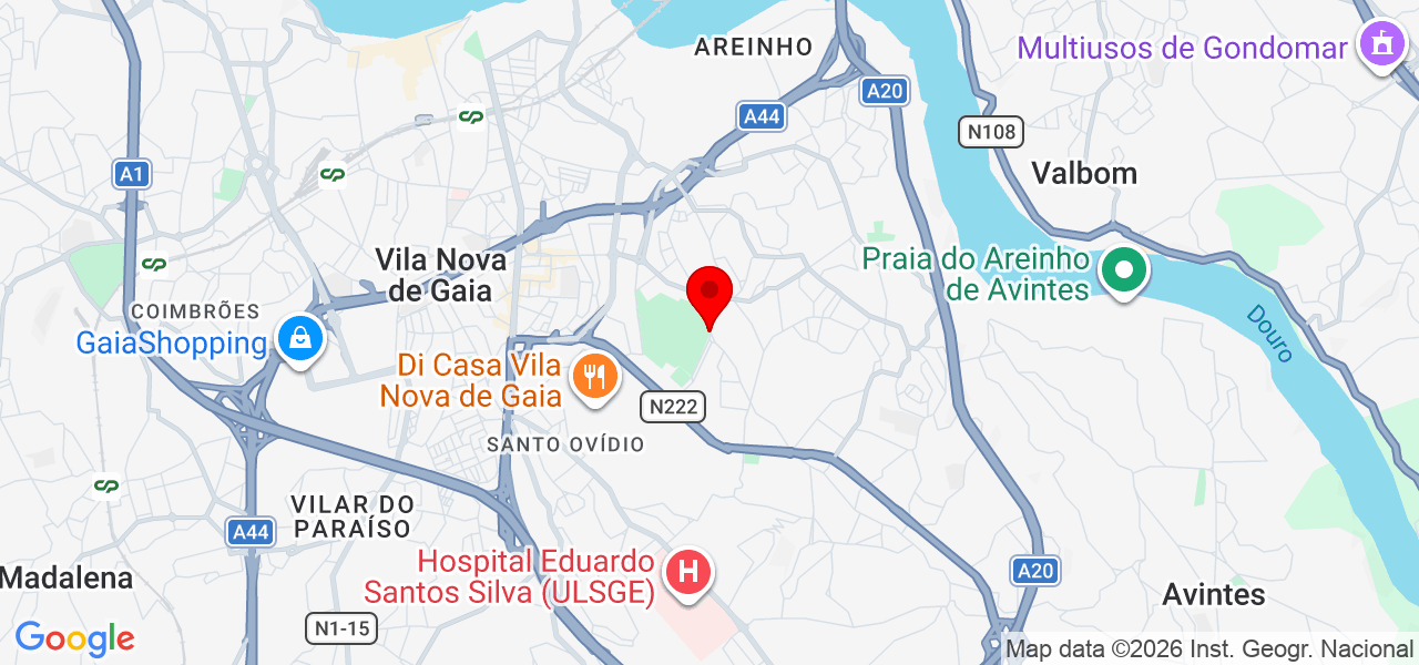 Fábio Almeida - Porto - Vila Nova de Gaia - Mapa