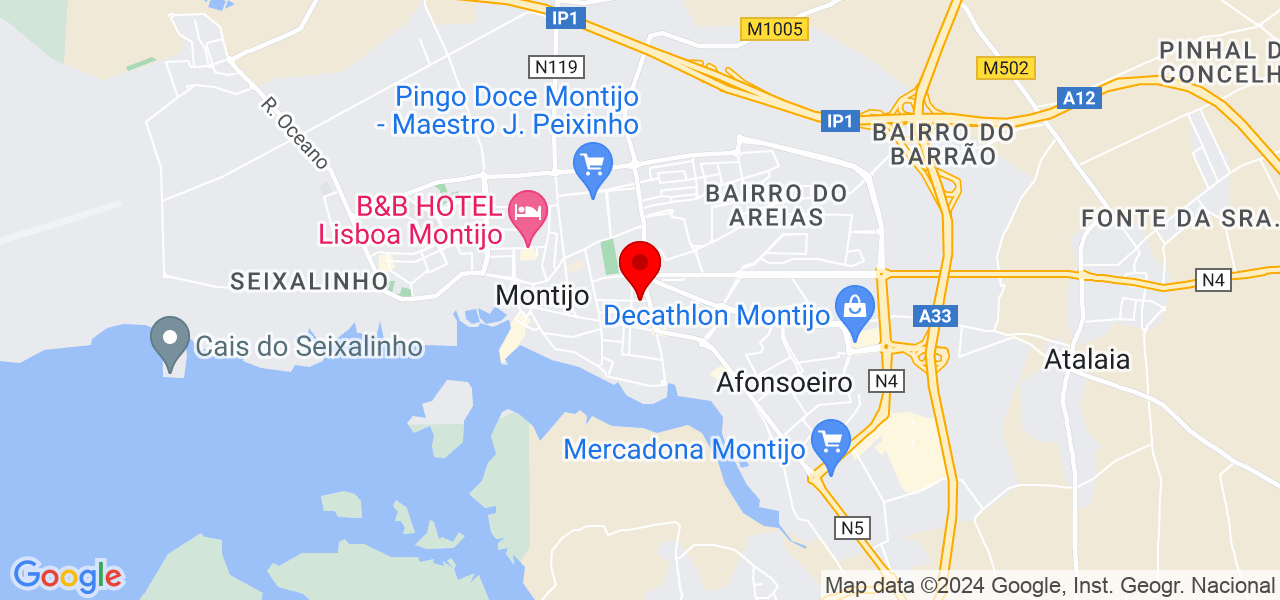 Cristiane Santos - Setúbal - Montijo - Map
