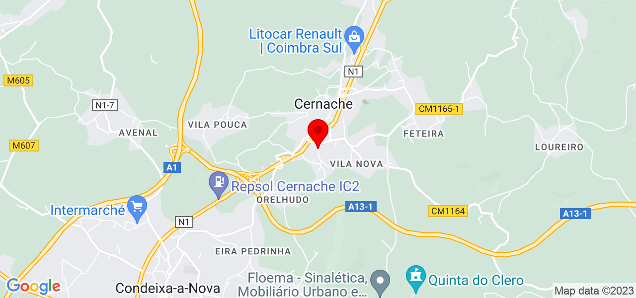 BM Constru&ccedil;&otilde;es - Coimbra - Coimbra - Mapa